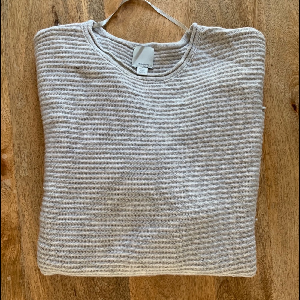Super soft pearl gray cashmere sweater dress